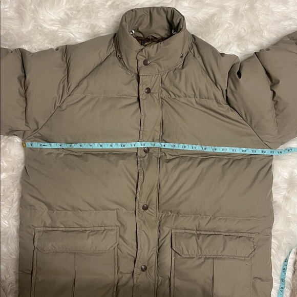 Vintage Sears Down Puffer Jacket Men’s Large – Olive Green Winter - Picture 8 of 13